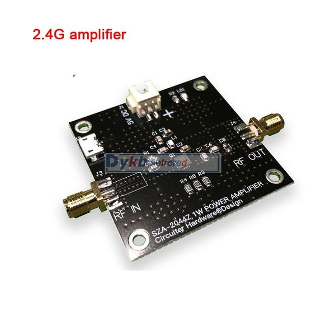 2.4Ghz WiFi swept jammer Shielder 2.4G WiFi jammer Shielded development board / 1W microwave power amplifier