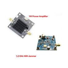 Load image into Gallery viewer, 2.4G /5G/5.8GWiFi swept jammer Shielder 2.4Ghz WiFi jammer Shielded development board / SZA2044 1W microwave power amplifier  T3
