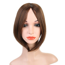 Load image into Gallery viewer, AOSIWIG Swept Clip in on Hair Bang Hair Extension Hair Piece Fake Fringe Synthetic Side Middle Part  Clip in Hair Extensions
